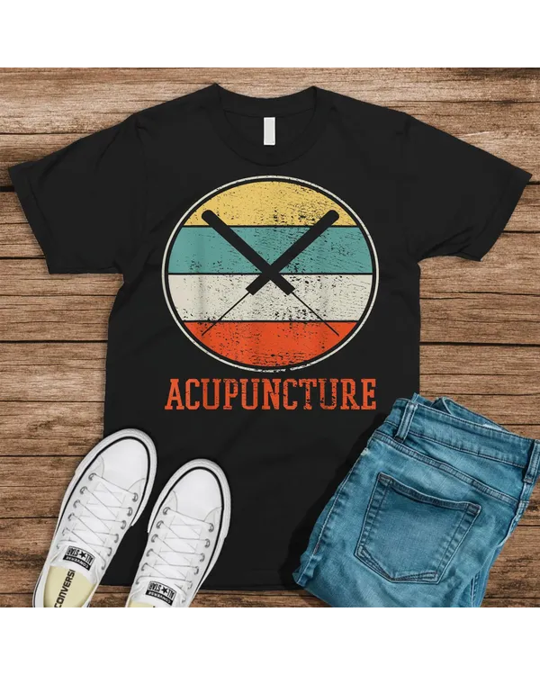 Acupunture Vintage Retro Gift Medicine T-Shirt