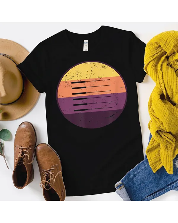 Vintage Sunset Acupuncturist Gift Acupuncture T-Shirt